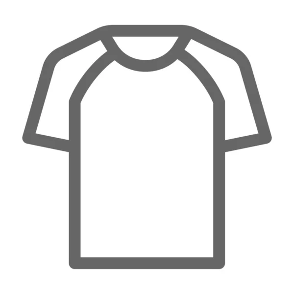 Kleding Shirt Shirt Icoon Outline Stijl — Stockvector