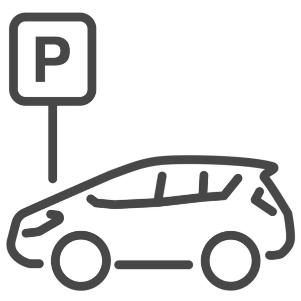 Parkeerplaats Pictogram — Stockvector