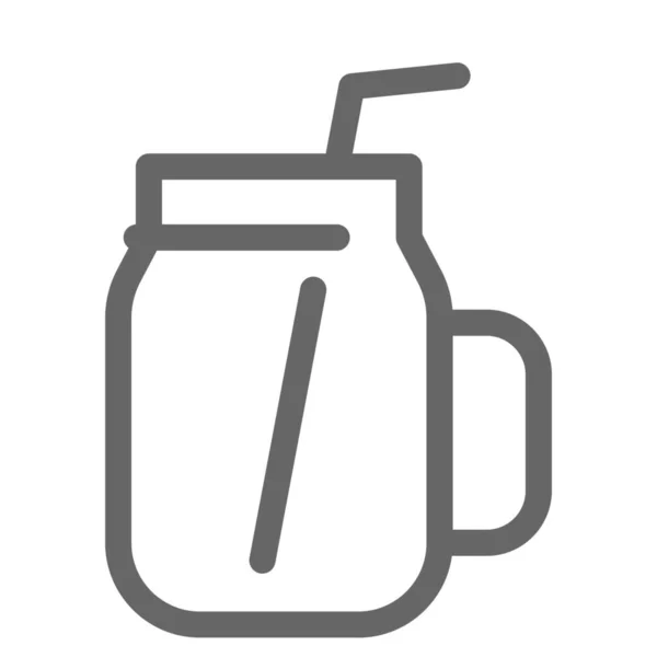 Café Kaffee Umrisssymbol Umrissstil — Stockvektor