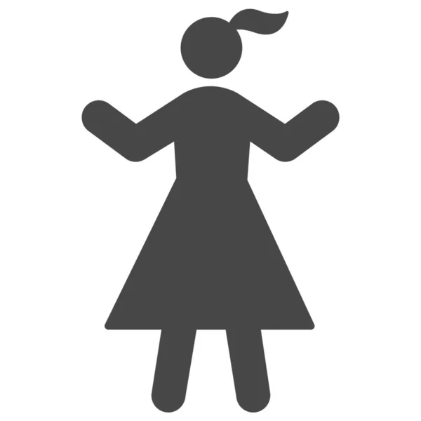 Икона Женской Силы — стоковый вектор