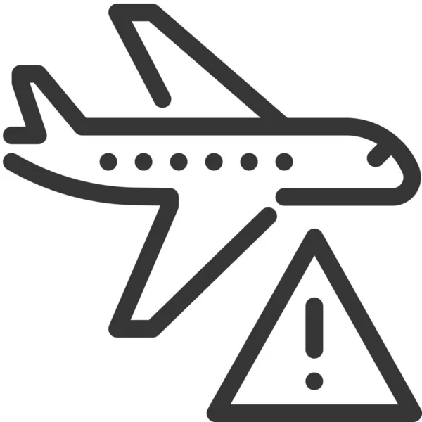 Icône Tactile Plane Hold Dans Catégorie Coronavirus Covid — Image vectorielle