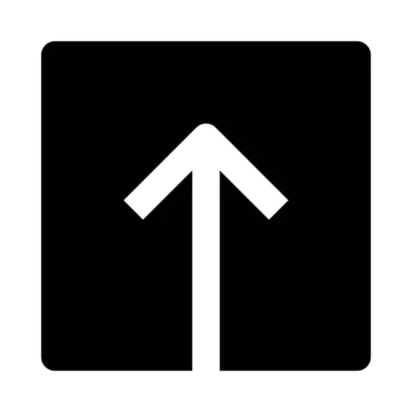 Flèche Sous Icône Direction — Image vectorielle