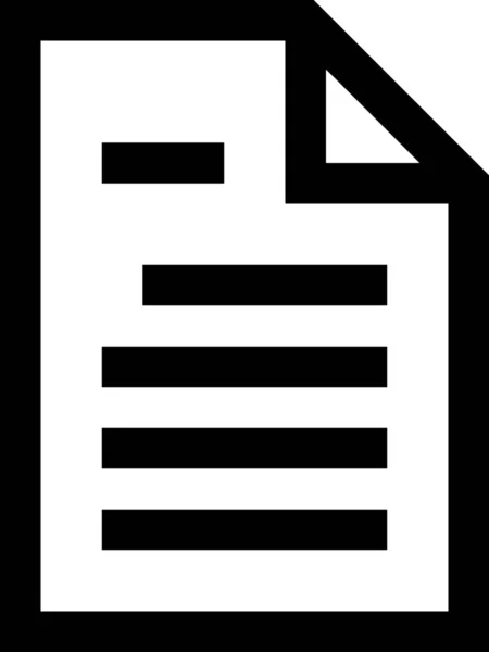 Значок Файла Экзамена Стиле Outline — стоковый вектор