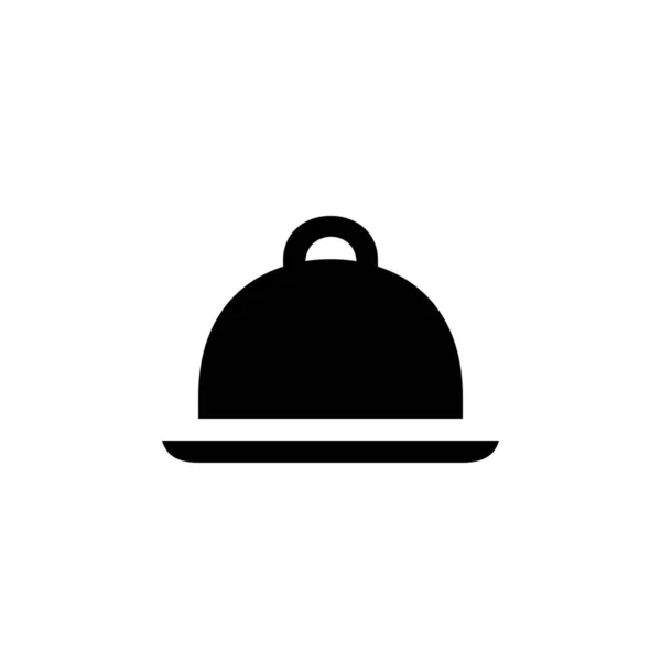 Commodités Food Room Icône Dans Style Solide — Image vectorielle