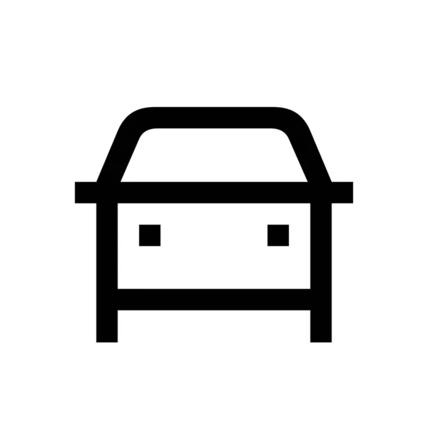Περίγραμμα Εικονίδιο Διέλευσης Αυτοκινήτου Στυλ Περίγραμμα — Διανυσματικό Αρχείο