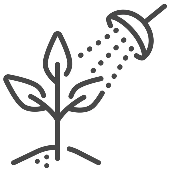 Jardinería Planta Plantación Icono — Vector de stock