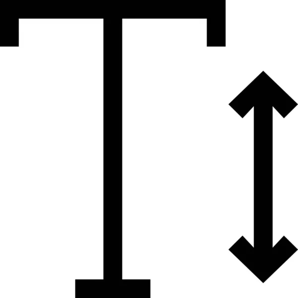Icône Italique Format Gras Dans Style Outline — Image vectorielle
