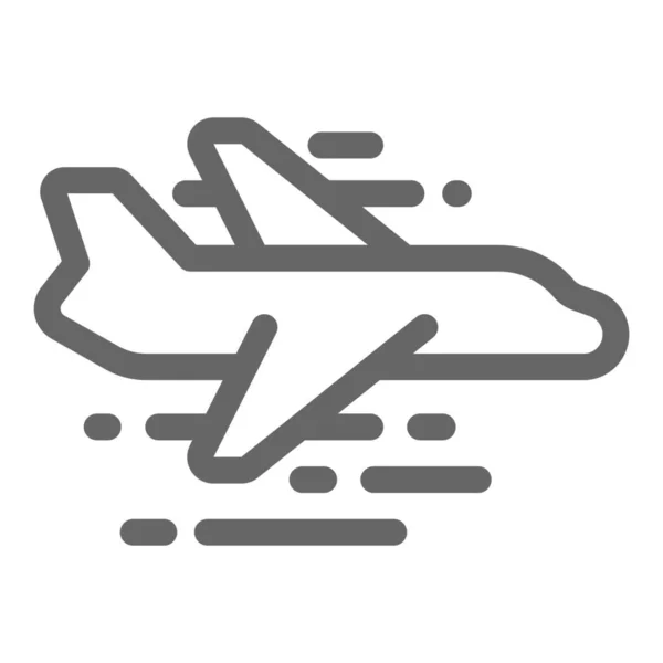 Icono Del Avión Embarque — Vector de stock