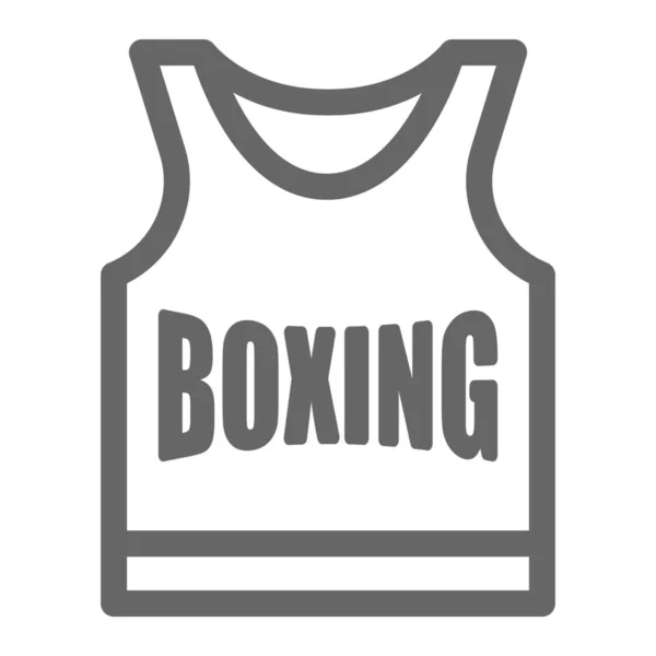 Exercice Boxe Icône Fitness — Image vectorielle
