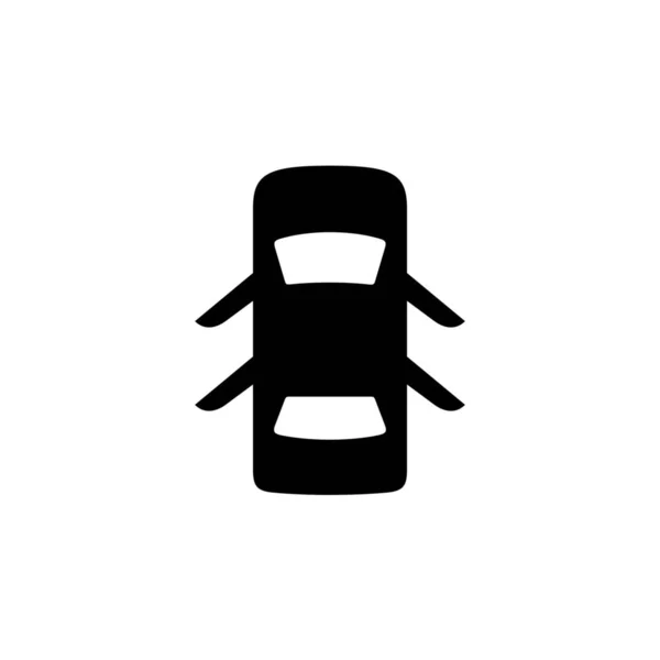 Icono Normal Luz Del Coche Estilo Sólido — Vector de stock