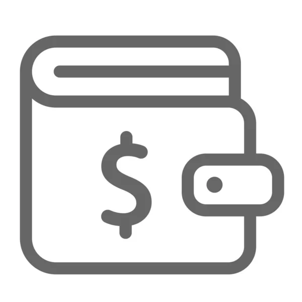 Иконка Денег Бизнес Финансирования Стиле Абриджа — стоковый вектор