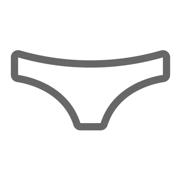 Bikini Höschen Unterwäsche Ikone — Stockvektor