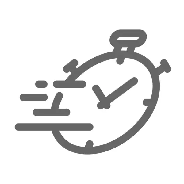 Boost Clock Deadline Icon — Stock Vector