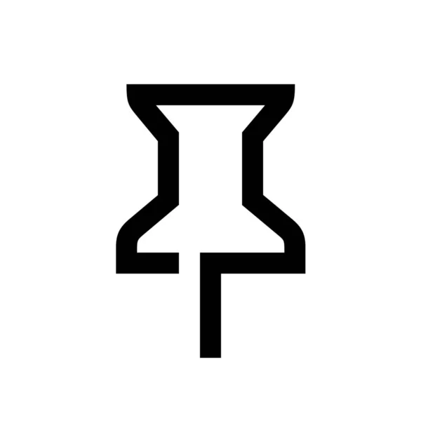 Lesezeichen Wichtig Organisieren Symbol Outline Stil — Stockvektor