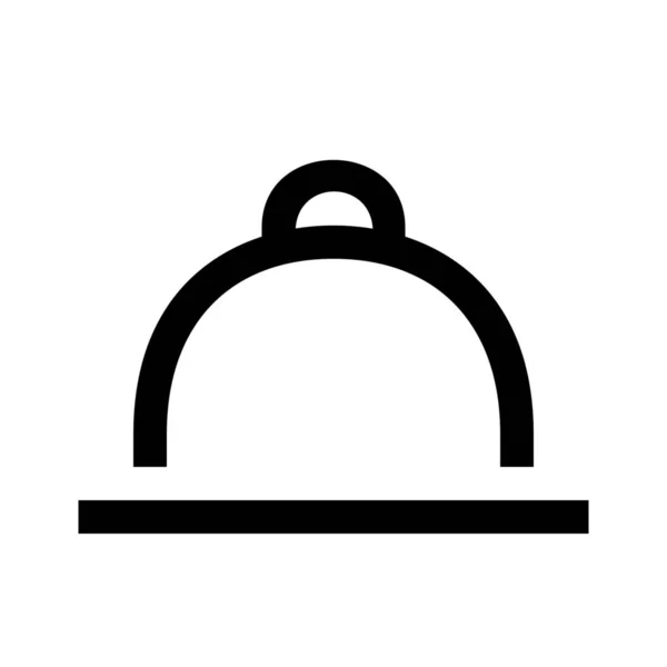 Bekvämligheter Catering Mat Ikon Kontur Stil — Stock vektor
