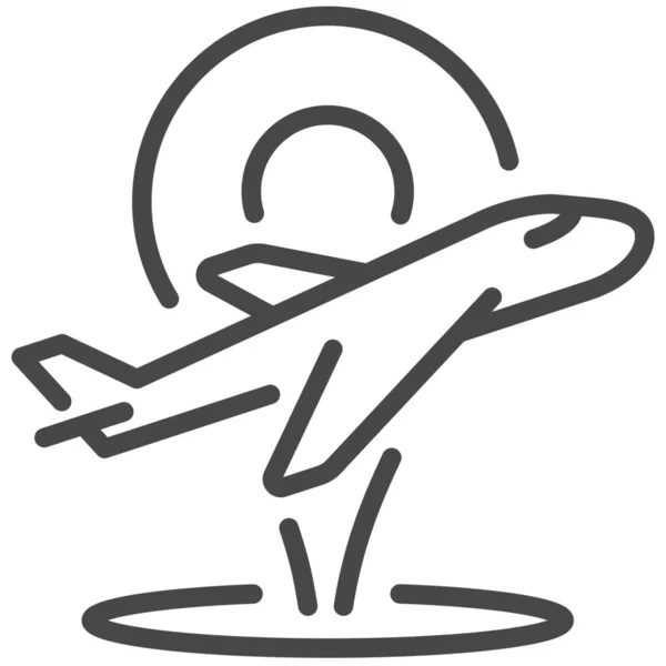Domestic Flight Local Icon — Stock Vector