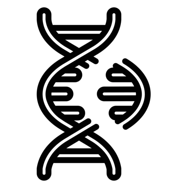 Kas9 Genetisk Biologi Ikon — Stock vektor