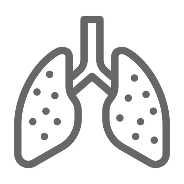 Icono Enfermedad Suciedad Bacteriana Hospitales Categoría Sanitaria — Vector de stock