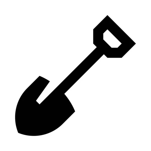 Construction Shovel Tool Icon — Stock Vector