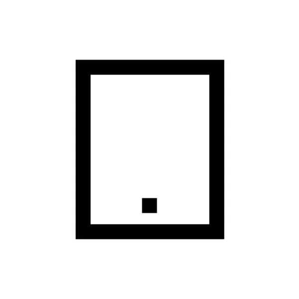 Geräte Tablet Gadget Symbol Outline Stil — Stockvektor