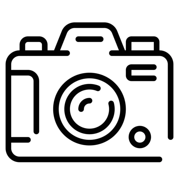 Camera Digiaal Beeldpictogram Outline Stijl — Stockvector