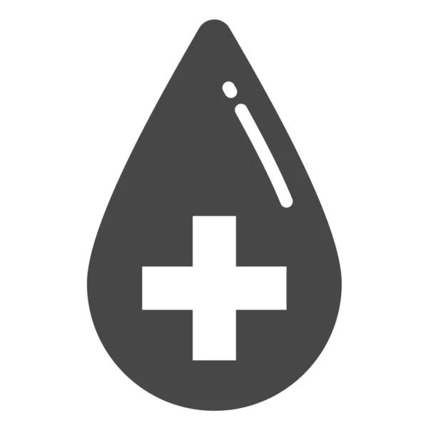 Blod Välgörenhet Donera Ikon — Stock vektor
