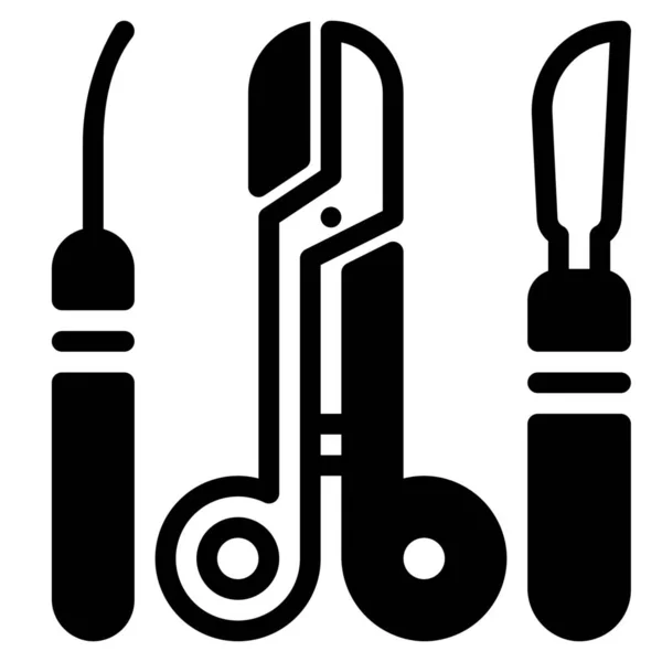 Setsurgicaltool Labmiscellaneouscal Icon — 스톡 벡터