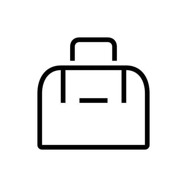 Bagage Icône Bagage Dans Style Outline — Image vectorielle