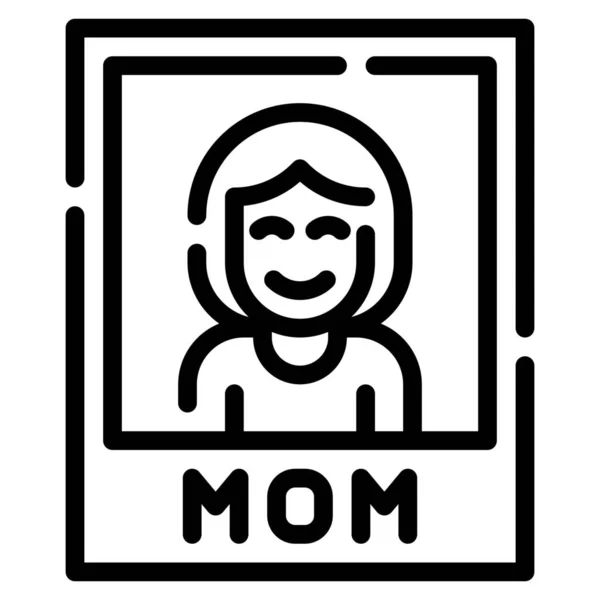 Εικόνα Εικονίδιο Τοπίου Στην Κατηγορία Ημέρα Της Μητέρας Πατέρα — Διανυσματικό Αρχείο