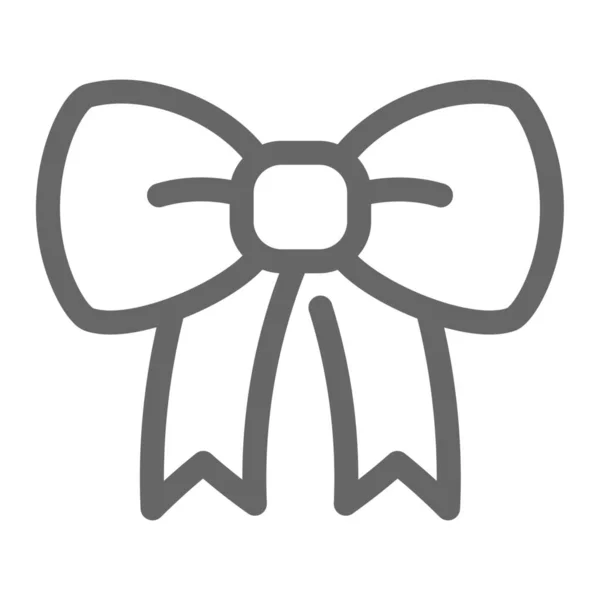 Gift Bow Ribbon Icon — Stock Vector