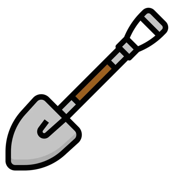 Digging Garden Gardening Icon — Stock Vector