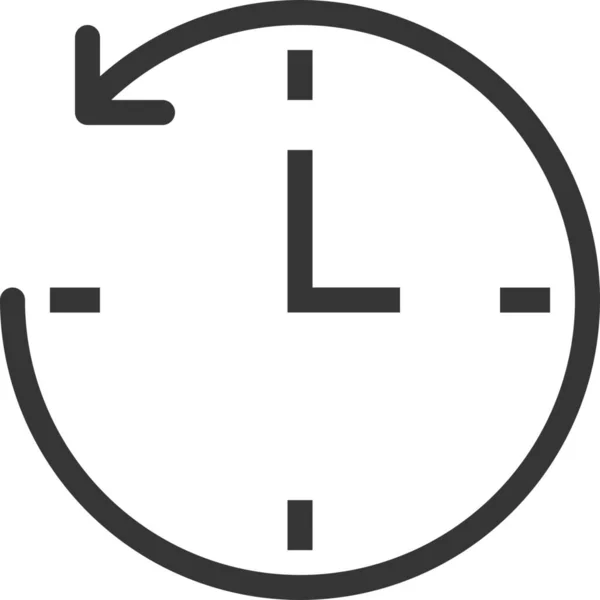 Иконка Будильника Категории Знаки Символы — стоковый вектор