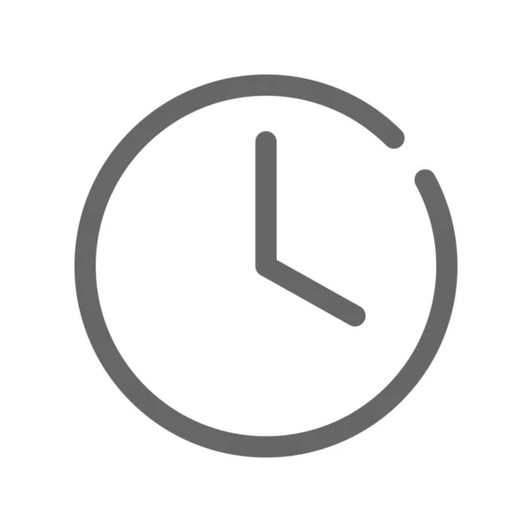 Reloj Icono Tiempo Alarma — Archivo Imágenes Vectoriales