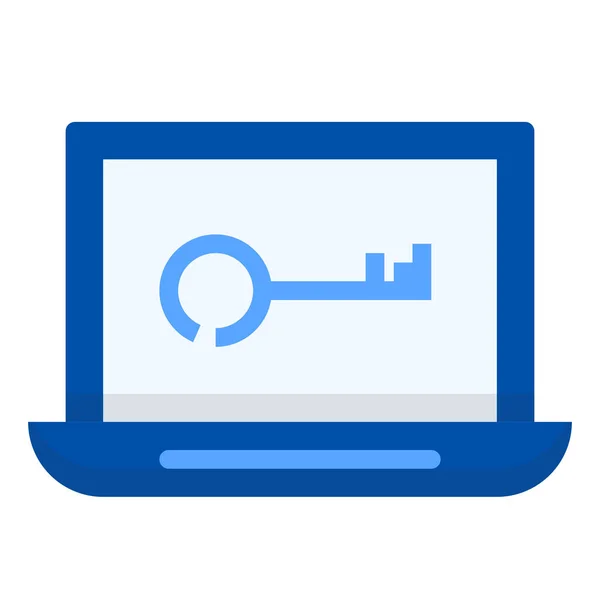 Allow Enter Key Icon Flat Style — Stock Vector