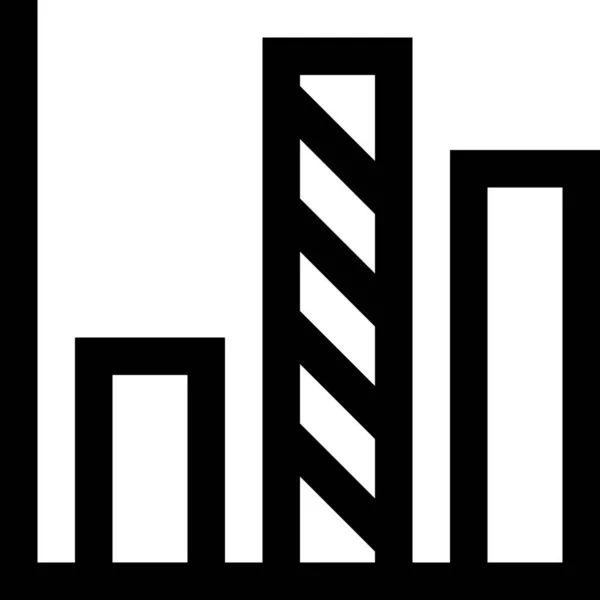 Ikona Schématu Návrhu Grafu Stylu Osnovy — Stockový vektor