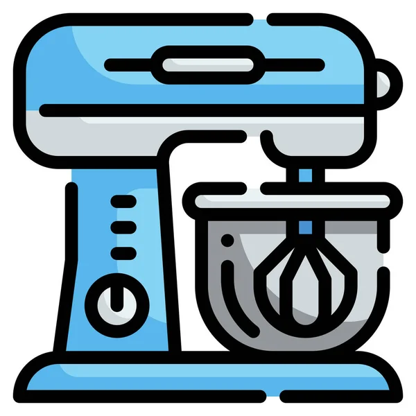 Bakkerij Blender Koken Pictogram — Stockvector