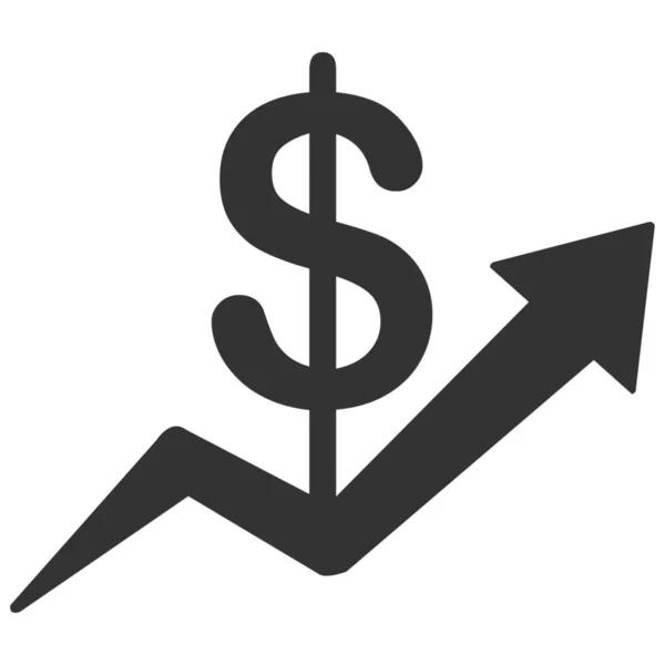 Aspect Economie Financieel Icoon Solid Stijl — Stockvector