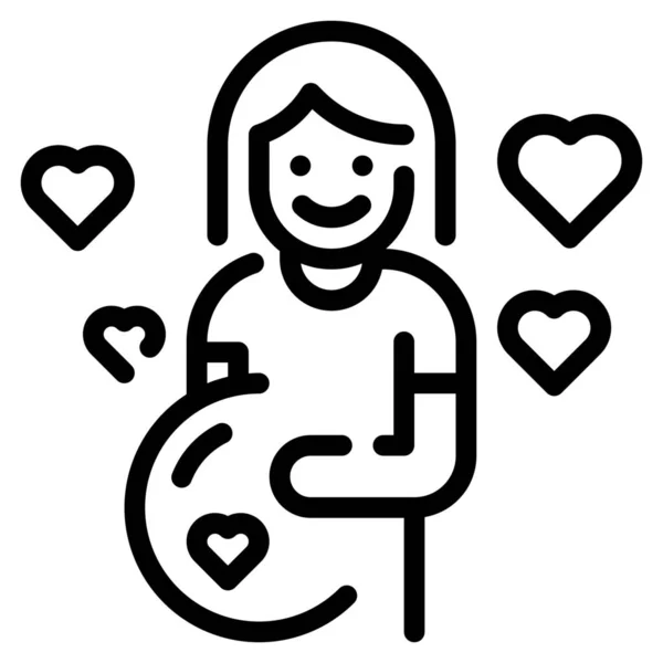 Anneler Günü Kategorisindeki Yeraltı Doğum Ikonu — Stok Vektör