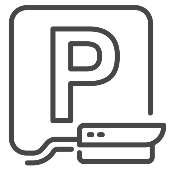 Parkeerplaats Pictogram — Stockvector