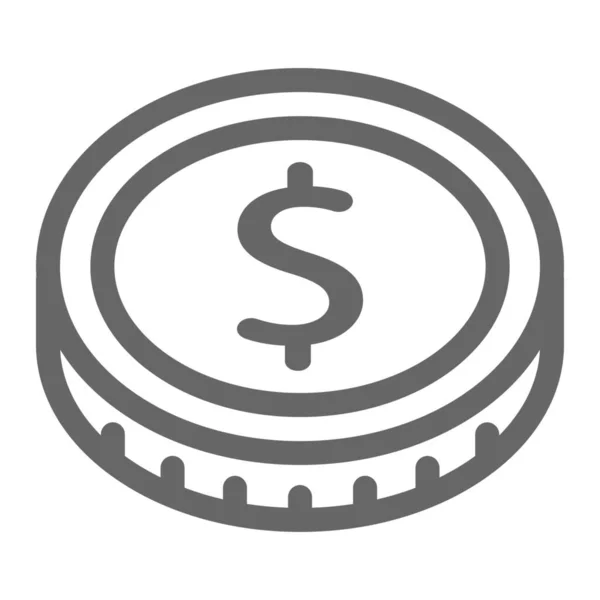 Εικονίδιο Νομίσματος Επιχειρηματικής Δραστηριότητας — Διανυσματικό Αρχείο