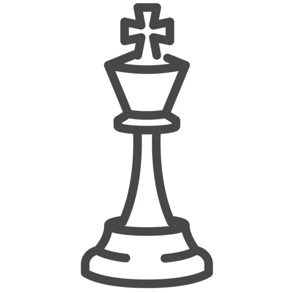 Стратегічна Іконка Шахової Гри — стоковий вектор