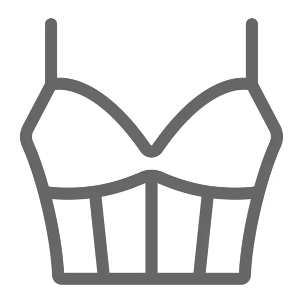 Sujetador Ropa Interior Femenina Icono — Archivo Imágenes Vectoriales