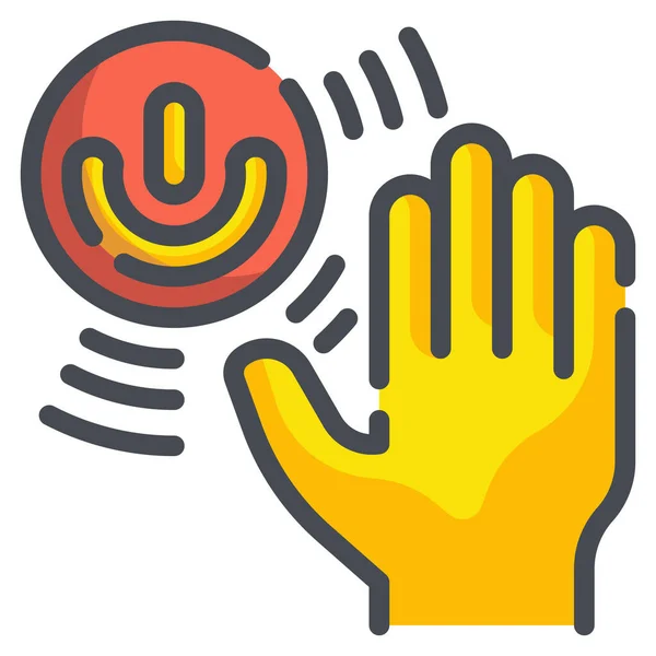 Electronics Hand Motion Icon — Stock Vector