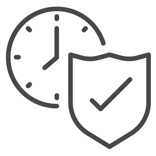 Garantía Tiempo Expreso Icono — Vector de stock