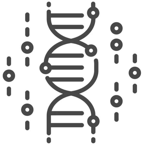 人工智能中的Bot Dna机器图标 机器人和无人驾驶飞机类别 — 图库矢量图片