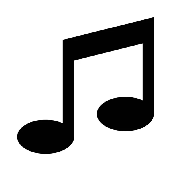 Audio Melodía Icono Música — Archivo Imágenes Vectoriales