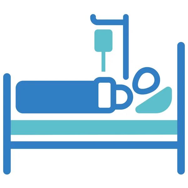 Icu Intravenous Ivs Icon Solid Style — Stock Vector