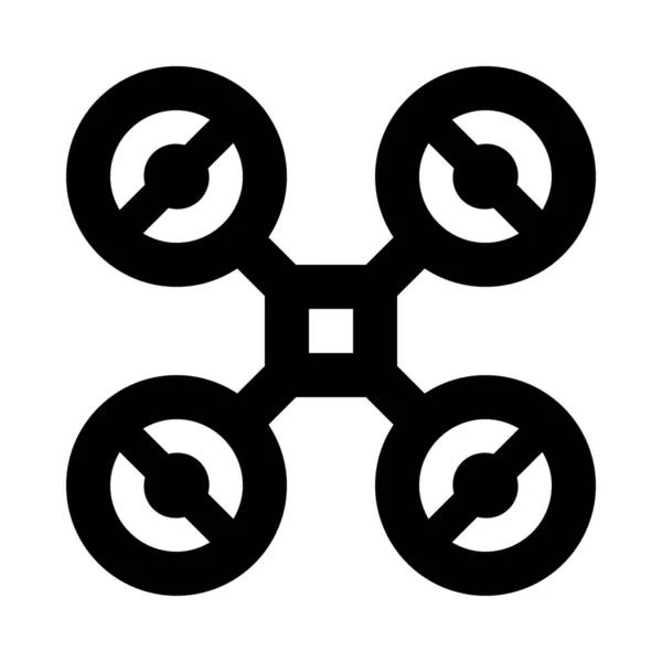 Remote Drone Gadget Icon — Stock Vector