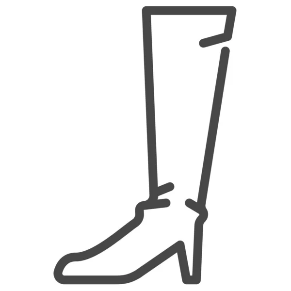 Sapatos Moda Ícone Calçado Estilo Esboço — Vetor de Stock