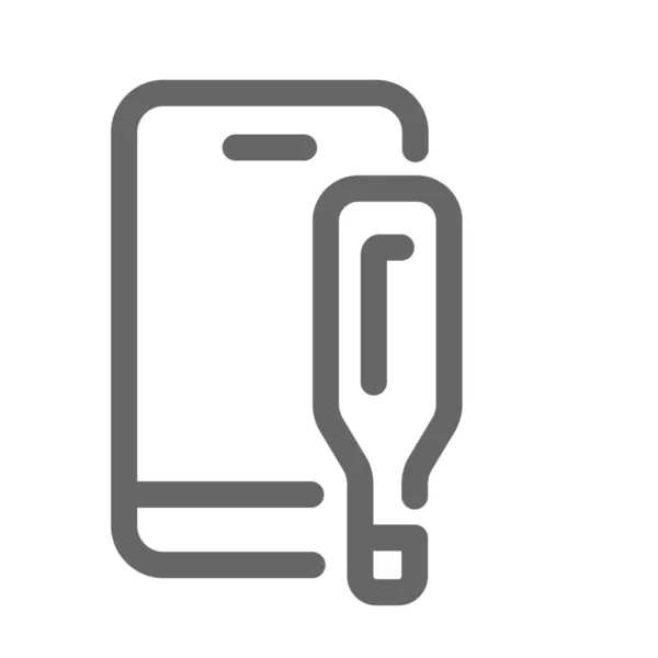 App Anwendung Smartphone Symbol — Stockvektor